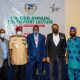 L-R: Managing Editor of Transport Day newspaper, Mr. Frank Kintum; Corps Marshal of Federal Road Safety Corps, Dr. Boboye Oyeyemi; Chairman of Governing Council, Nigerian Institute of Transport Technology, Olorogun John Onojeharho; National President of Association of Nigeria Licenced Customs Agents, Hon Tony Nwabunike; and the Lagos State Coordinator of SMEDAN, Mr. Adeyinka Fisher at the 8th Nigeria Annual Transport Lecture held at Sheraton Hotel, Ikeja, Lagos- Friday, May 21, 2021