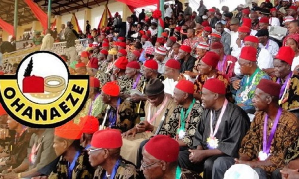 Anambra Guber: Operations Golden Dawn is APC’s tool to win election – Ohanaeze alleges