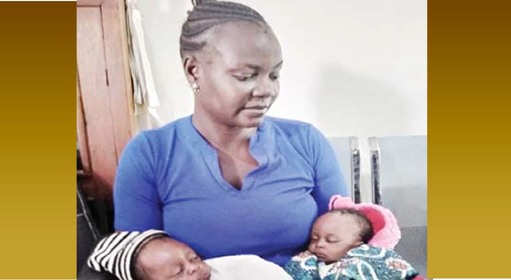 Nursing mother tackles husband over abandonment, says hubby claims twins, CS are taboos