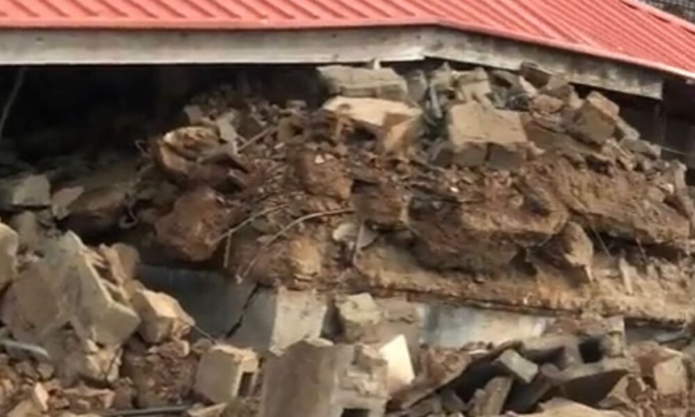 Many trapped as building collapses in Oyo police barracks