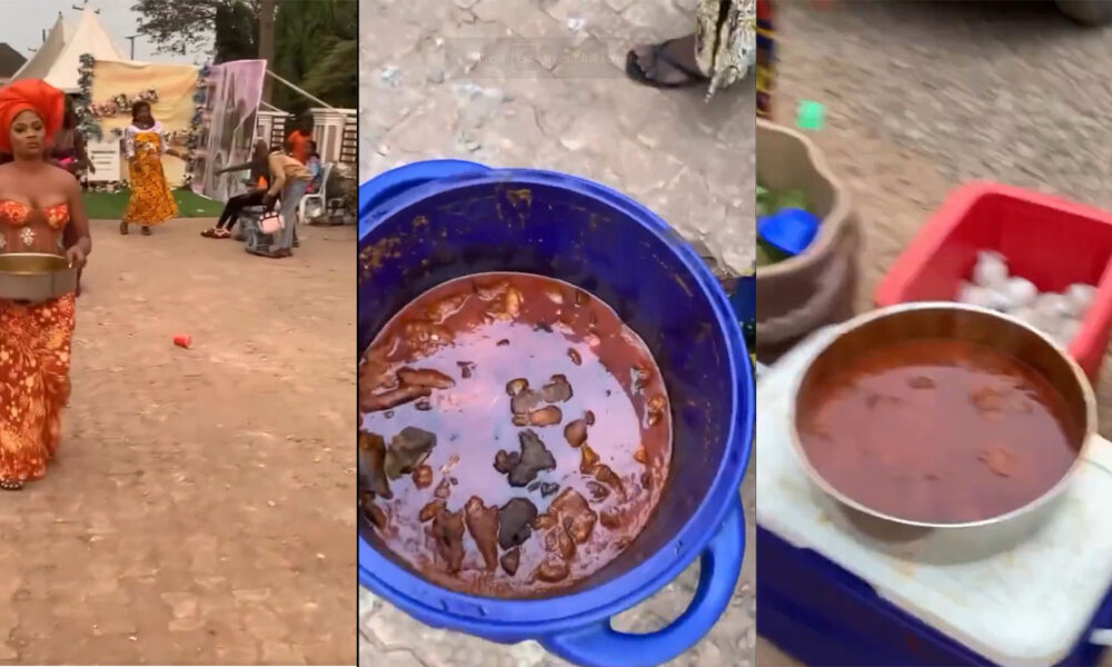 Drama at wedding as couple catches, arrests caterer hiding their food (+ VIDEO)