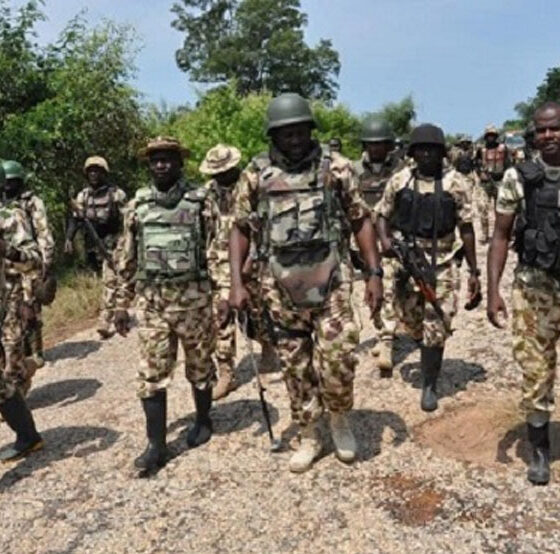 Nigerian military troop