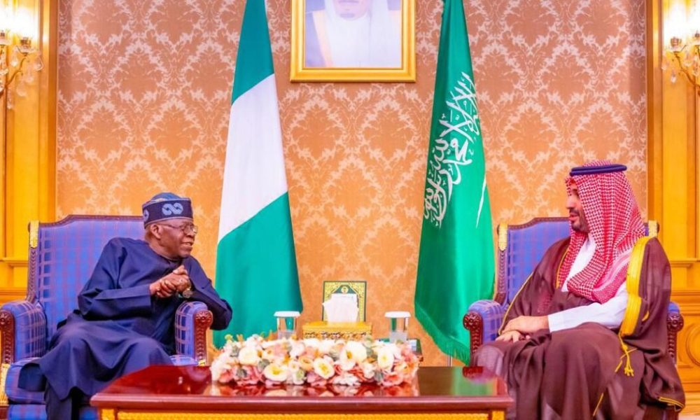 Saudi Crown Prince assures Tinubu of govt support