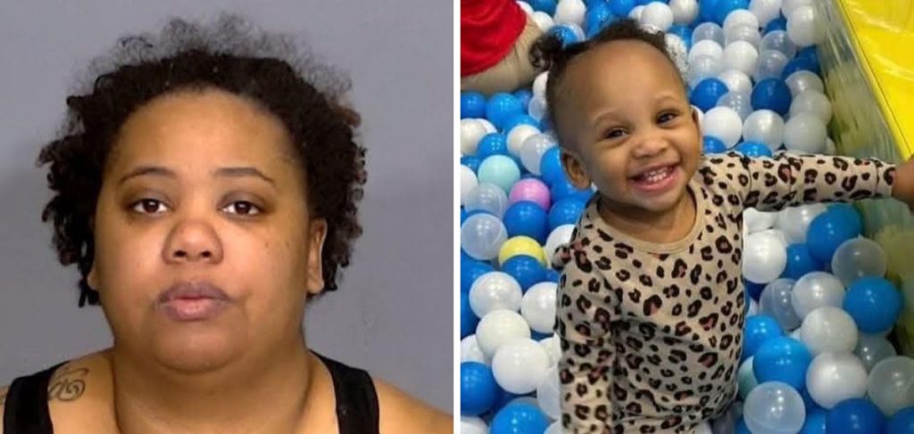 Mother arrested over death of 2-year-old daughter left at home to visit ...
