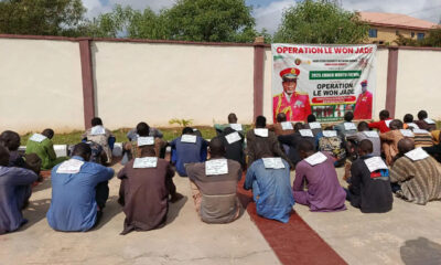 Paraded 100 suspected criminals