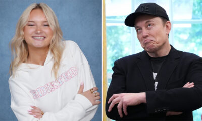 Audrey Morris and Tesla CEO Elon Musk