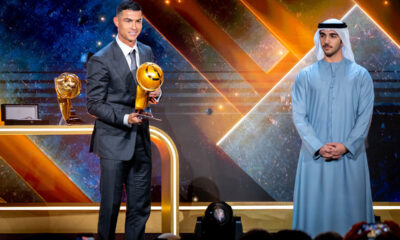 Cristiano Ronaldo Wins Best Middle East Player at 2025 Globe Soccer Awards in Dubai