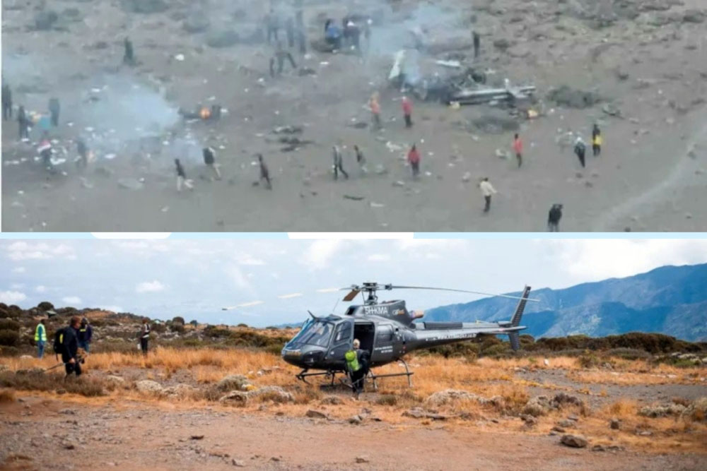 Five Dead as Helicopter Crashes During Medical Evacuation on Mount Kilimanjaro