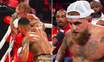 Jake Paul Hospitalised With Suspected Broken Jaw After Knockout Loss to Anthony Joshua