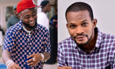 Nigerian music star Davido and Nollywood actor Uche Maduagwu