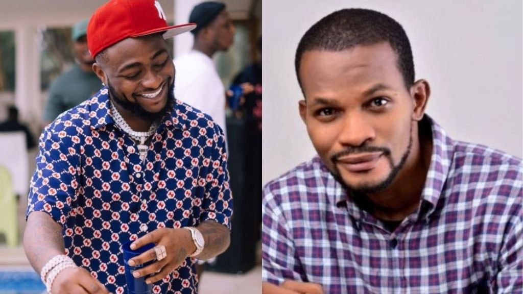Nigerian music star Davido and Nollywood actor Uche Maduagwu