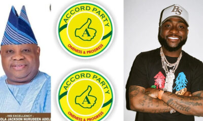 Osun State Governor Ademola Adelekea and David Adeleke popularly known as Davido