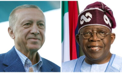 President Recep Tayyip Erdoğan and President Bola Tinubu