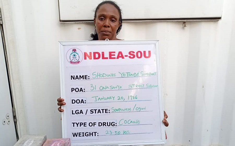 ugitive drug syndicate leader, Shodunke Yetunde Simbiat