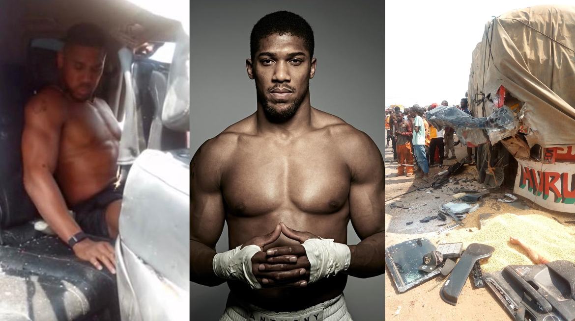 Two Dead as Anthony Joshua Survives Ogun Expressway Crash