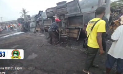 Two Killed in Christmas Day Tanker Explosion on Lagos’ Badagry Expressway