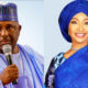 Nigeria’s Minister of Arts, Culture and the Creative Economy, Hannatu Musawa and billionaire Businessman Abdul Samad Rabiu