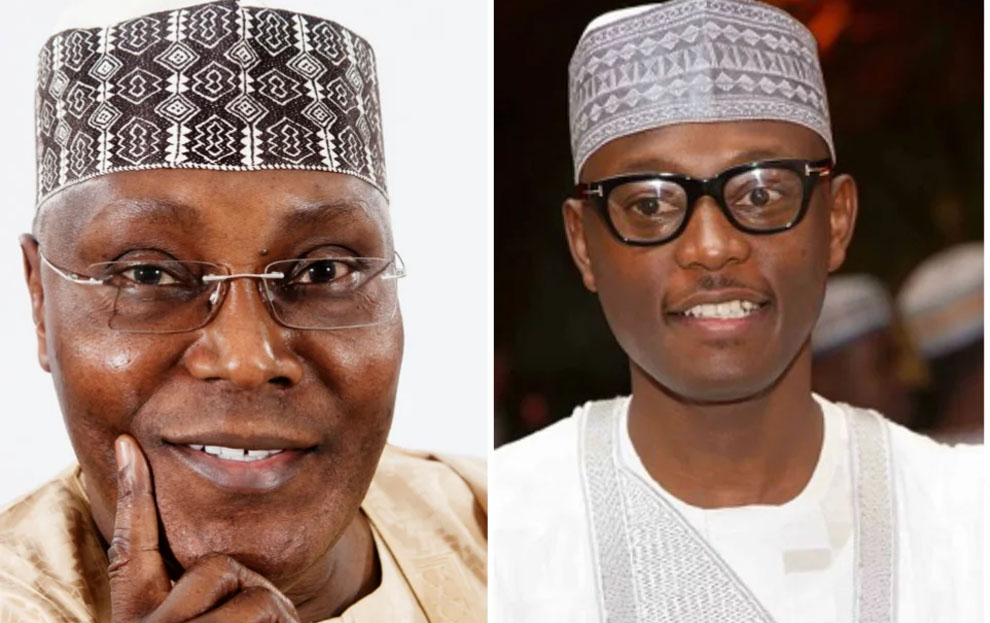 Abdulaziz Abubakar and former Vice President Atiku Abubakar