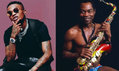 Ayodeji Balogun popularly known as Wizkid and Fela Anikulapo-Kuti