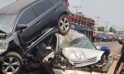 Brake Failure Causes Tomato Truck Crash on Otedola Bridge