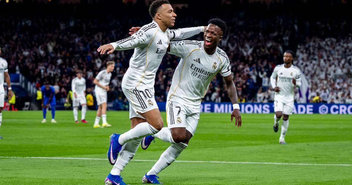 Kylian Mbappé and Vinicius Junior