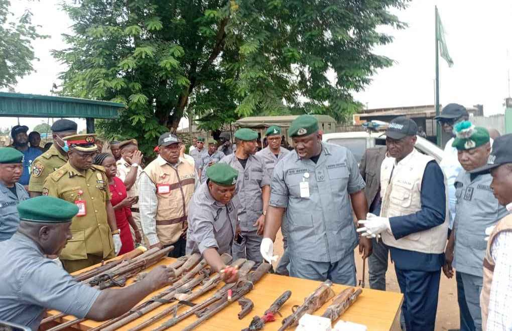 Ogun Customs Intercepts Arms, Ammunition, Explosives Worth N721.45 Million