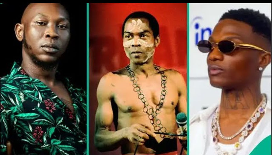 Seun Kuti and Fela Anikulapo-Kuti and Wizkid