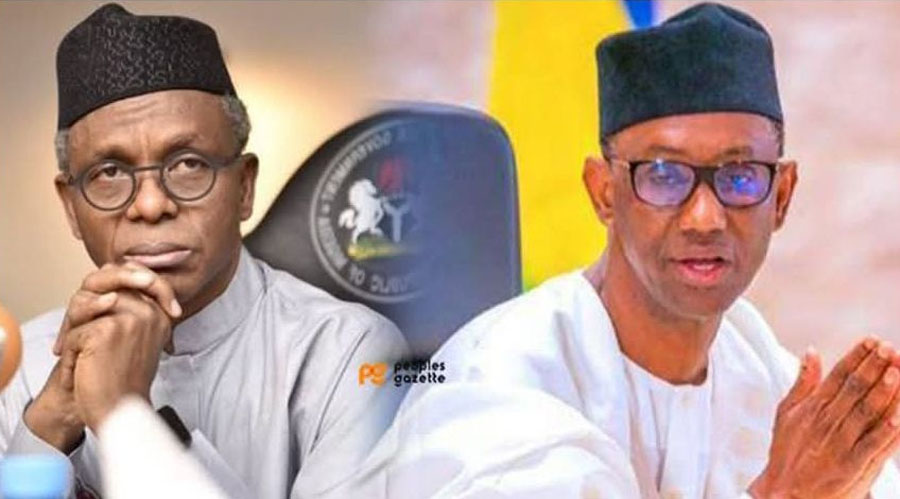 Former Kaduna State Governor Nasir El-Rufai and National Security Adviser Nuhu Ribadu