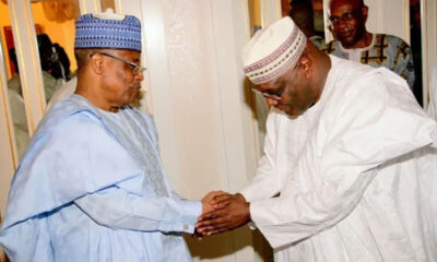 Former Nigerian Military President General Ibrahim Badamasi Babangida (IBB) and Former Vice President Atiku Abubakar