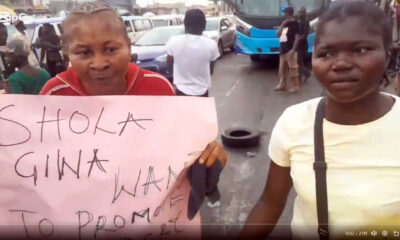 Korope Drivers Shut Down Lekki–Epe Expressway Over Lagos Ban (Video)