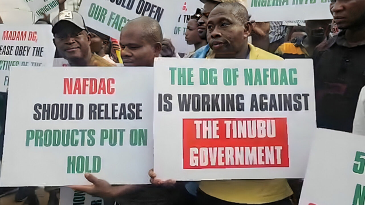 NUFBTE Workers Occupy NAFDAC Lagos Office Over Sachet Alcohol Ban