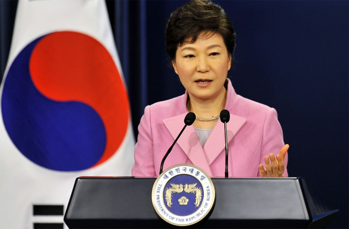 Former South Korean President Park Geun-hye