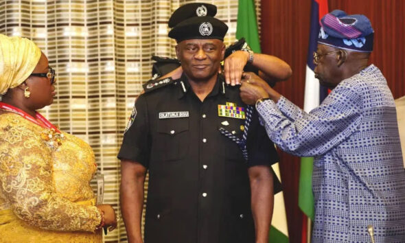 President Bola Tinubu Decorates Tunji Disu as Acting Inspector‑General of Police