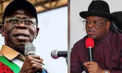 Senator David Umahi and Senator Adams Oshiomhole