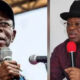 Senator David Umahi and Senator Adams Oshiomhole