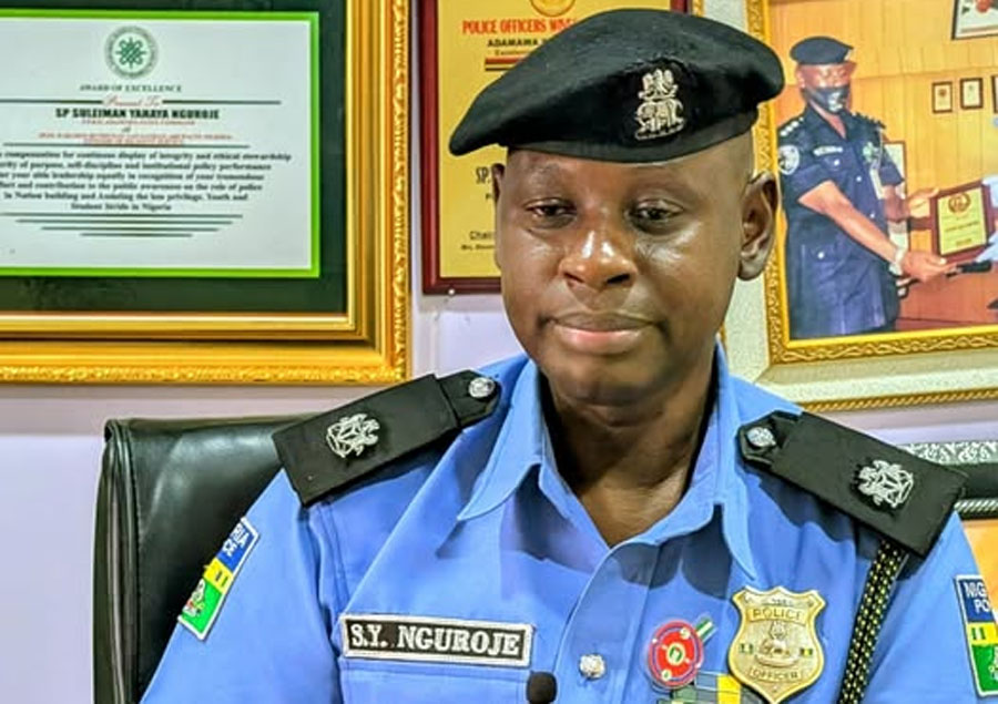Adamawa State Police Public Relations Officer, Suleiman Yahaya Nguroje