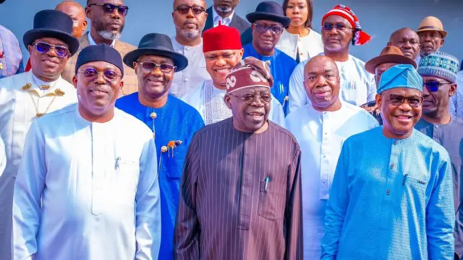 Tinubu Meets with Wike, Fubara and Rivers Leaders in Aso Rock