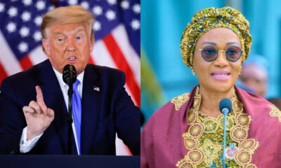 United States President Donald Trump and Senator Oluremi “Remi” Tinubu