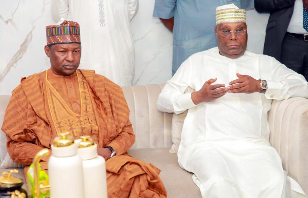 Former Attorney-General of the Federation, Abubakar Malami and former Vice-President Atiku Abubakar