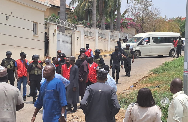 Abuja residence of former Attorney-General of the Federation, Abubakar Malami