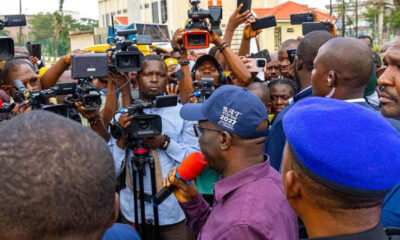 Edo Gov Okpebholo Joins Benin City Youths in Protest Over Power Outages