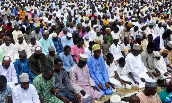 Eid praying ground in Nigeria