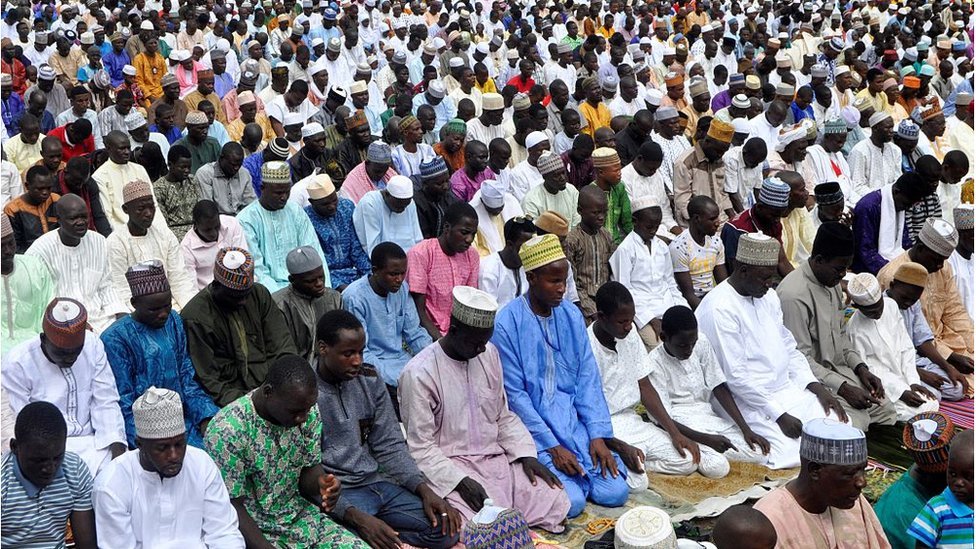 Eid praying ground in Nigeria