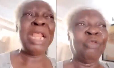 Elderly woman the mother of a serving Nigerian soldier