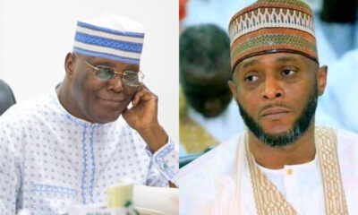 Former Vice President Atiku Abubakar and son, Adamu