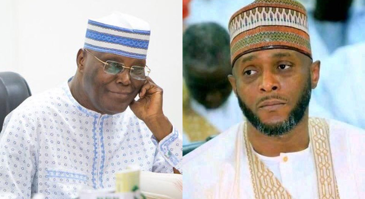 Former Vice President Atiku Abubakar and son, Adamu
