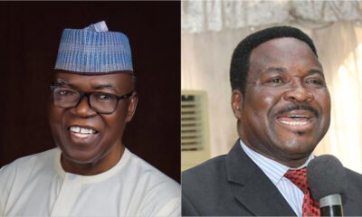 Late Former FCT Minister, General Jeremiah Useni and Mike Agbedor Abu Ozekhome (SAN)