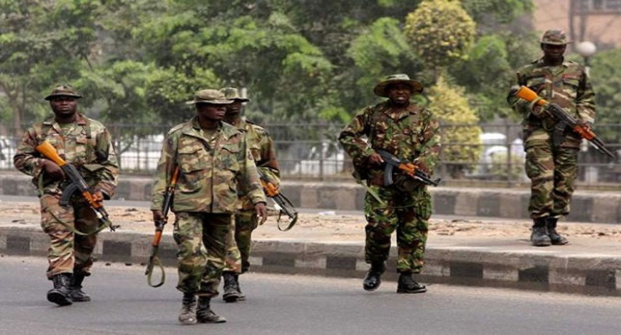 Nigeria Officers Soldiers