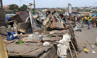 Ogun Demolishes Shanties 