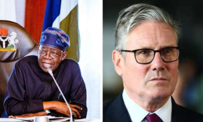 President Bola Ahmed Tinubu and UK Prime Minister Keir Starmer
